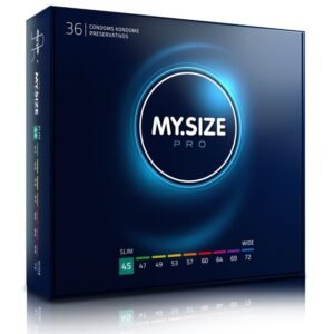 Prezervatyvai 45 mm, itin ploni, 36 vnt. jautrumui išsaugoti
