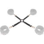 Fantazijos veganiškos odos šerno kaklaraištis BDSM žaidimams