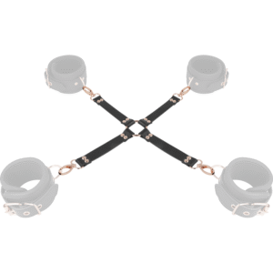 Fantazijos veganiškos odos šerno kaklaraištis BDSM žaidimams