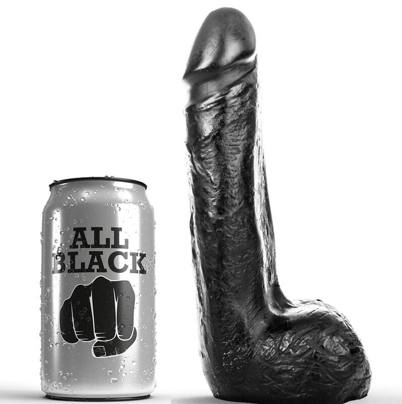img_110112_aa11a1b48e8b95ed7c20c4d21824a2bf_1 - KUNOGUNDA Minkšta juoda realistiška dildo 20 cm iš TPR medžiagos