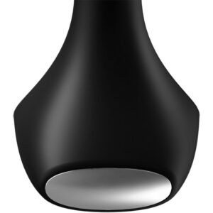 Vibruojantis analinis kištukas pradedantiesiems, juodas 12