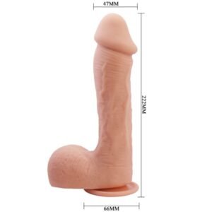 Johnson realus odos dildo 22 cm su siurbimo funkcija