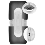 Turbo dvigubas masturbatorius su tikros odos imitacija, 3,08