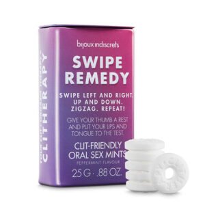 Swipe Remedy mėtiniai saldainiai gaiviam oraliniam seksui