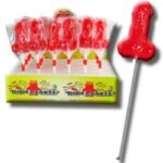 img_118993_cd8cf1ec926b7a069f9ebe626ed297e8_1 - KUNOGUNDA Gummy Lollipop braškių skonio guminis saldainis, 18g