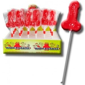 Gummy Lollipop braškių skonio guminis saldainis, 18g