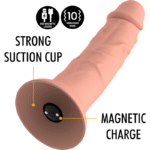 Asher Original Dildo S su vibratoriumi ir WatchMe