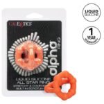 Alfa All Star Ring Orange – skystos silikono žiedas, 2,15 €
