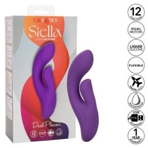 Stella dvigubas malonumas violetinis, 12 vibracijų, G taško