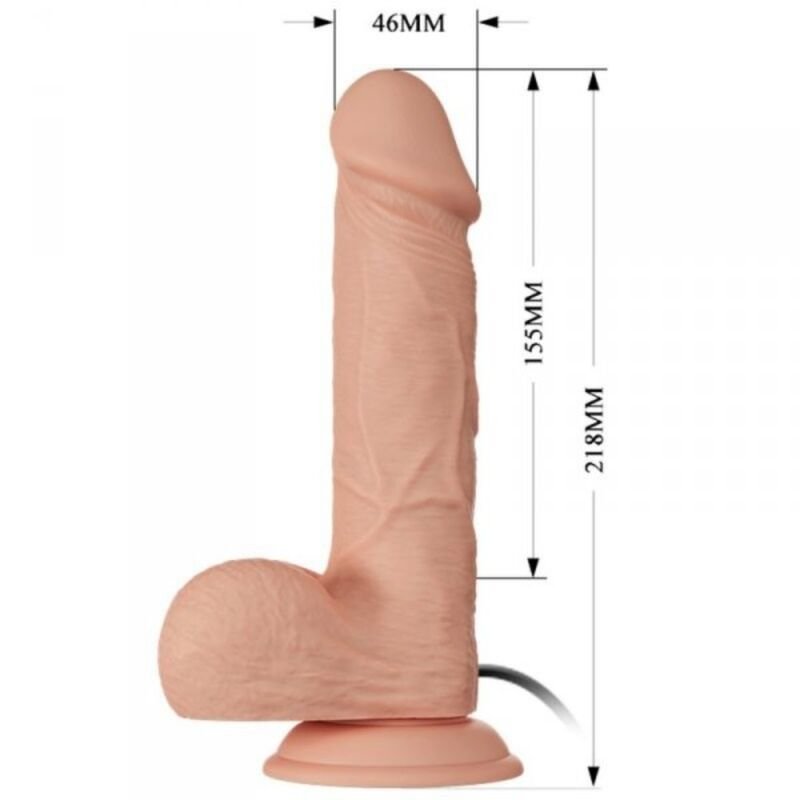 img_134735_320f1687d0f763353cb8043a8636ffd5_1 - KUNOGUNDA Bahamut vibracija dildo, 21,8 cm, natūrali oda, realistiškas