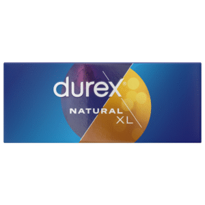 Durex XL prezervatyvai, ypač dideli, 144 vnt., komfortui