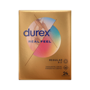 Durex Real Feel 24 vnt. prezervatyvai be latekso, jautrumui