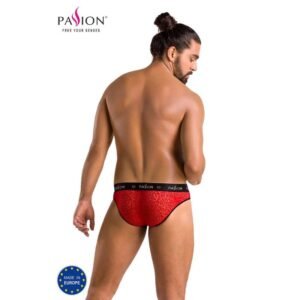 031 Slip Mike Red vyriški raudoni šortai, sertifikuota