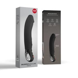 Big Boss Vibrator Black Line – 9 colių, galingas malonumas