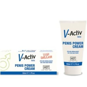 V-Activ varpos kremas vyrams, efektyvus poveikis, 50 ml