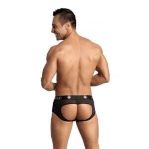 Eros Jock Bikini juodos spalvos, 95% poliamido, elegantiškas