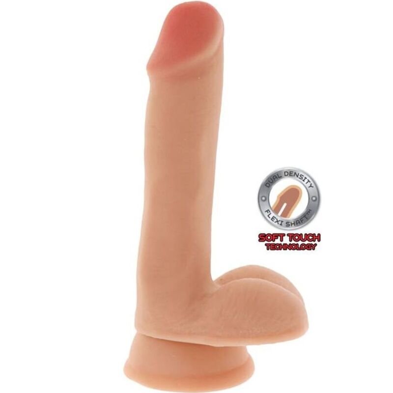 img_140423_c732853a60c60aa8af512004bffb9ec8_1 - KUNOGUNDA Dvigubo tankio dildo 17 cm, realistiška oda ir rutuliai
