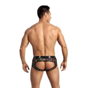 Meksika Jockas Bikini su gėlių ir kaukolės raštais, modalas