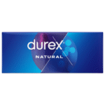 DUREX Natūralūs prezervatyvai, 144 vnt. anatominei formai