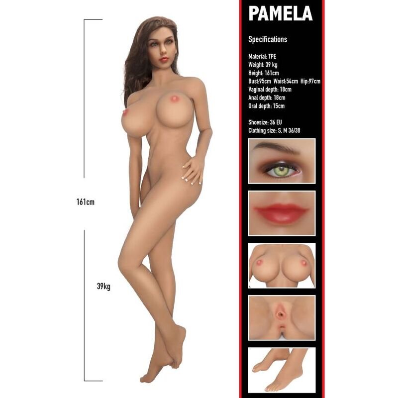 img_143775_3d1525f82be70a520ea8577fe34da5ef_1 - KUNOGUNDA Banger Babe Pamela realistiška meilės lėlė išsilaisvinimui