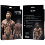 Vyriški ekologiškos odos žiočių kūno dirželiai, rankų darbo