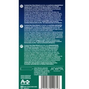 Non Stop Rethard prezervatyvai su benzokainu, 12 vnt.