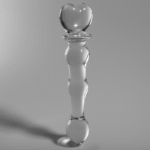 Dildo 21 modelis borosilikato stiklas, 20,5x3,5 cm, skaidrus