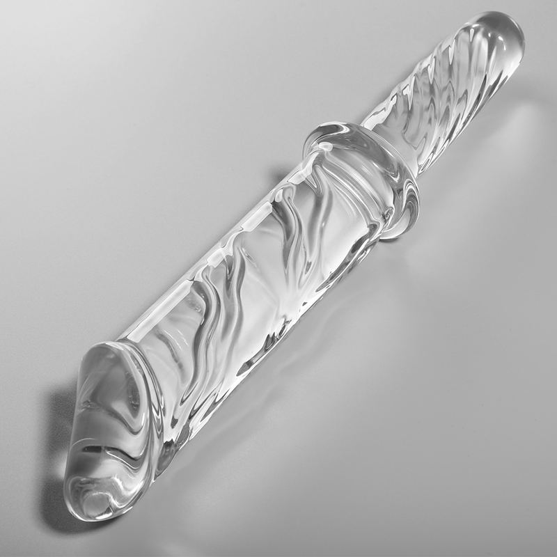 img_150597_965a9dd9c506cd743d2fbfb4a51570e4_1 - KUNOGUNDA 24 modelis dildo iš borosilikatinio stiklo, 28,5 cm ilgio