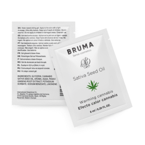 Sativa sėklų aliejus gelis sušilantis, kanapių skonis 6 ml