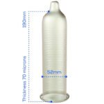 Prezervatyvų atšilimo efekto krepšys, 144 anatominiai vnt.