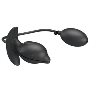 Pripučiamas, įkraunamas Delfin Anal kištukas su vibracija