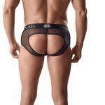 img_160512_24ccfb6e618763a623168aa2e8865162_1 - KUNOGUNDA Ares Jockas Bikini – juodas tinklinis, odinis, atvira nugara