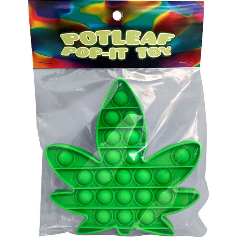 img_161700_39f9128a24de353a1b0e3fe2e9b4dc32_1 - KUNOGUNDA Potleaf Pop-it žaislas marihuanos lapo forma, antistresinis