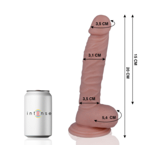 Realistinis dildo 19 MR, 20 cm ilgio, hipoalerginis,