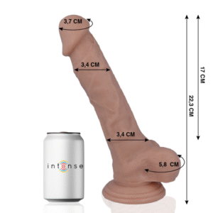 Realistinis dildo 22,3 cm – tikroviškas, lankstus, minkštas