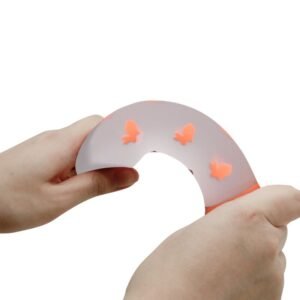 Stebuklinga nakties dildo be vibracijos, šviesos efektas