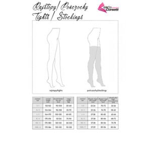 Lamean LC XG044 juodos vieno dydžio kojinės moterims