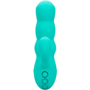 Del Mar Diva vibratorius Rabbit Aqua Green, prabangus ir