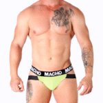 Mx28fa JOCK geltonas jockstrap iš Lycra ir elastano, 2,40 €