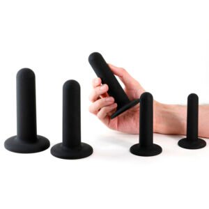 Renegade Dilator Kit Black – 5 dydžių silikoninis rinkinys