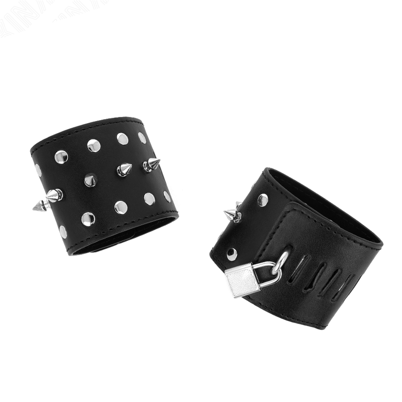 img_187748_a69c263f1e4e8e8a90cad50f270d8e3e_1 - KUNOGUNDA Pankų riešo suvaržymai su ilgais 25 x 6 cm smaigaliais