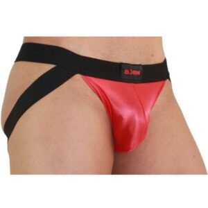 010 Jock Red / Black – išskirtinio dizaino žokai vyrams