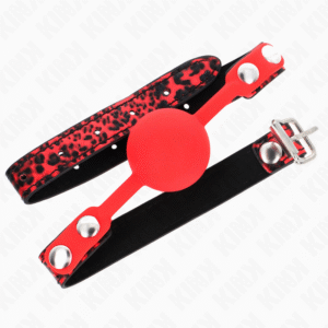 Silikono rutulys Gag, 4 cm, BDSM aksesuaras, saugus naudoti