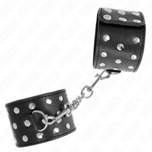 Pankų riešo suvaržymai BDSM, reguliuojami, 19–24 cm x 5,5 cm