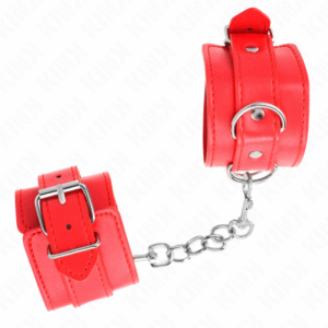 Riešo suvaržymai raudoni, reguliuojami 20–23 cm x 5,5 cm