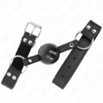 Minkštas tvirtas 4 cm BDSM rutulys GAG saugiam žaidimui