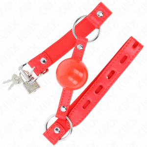Tpe rutulys 4 cm Gag su Rojo Lock, reguliuojamas 60x2 cm