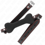 Juodas kaulas gag 12 cm – BDSM aksesuaras, aukšta kokybė