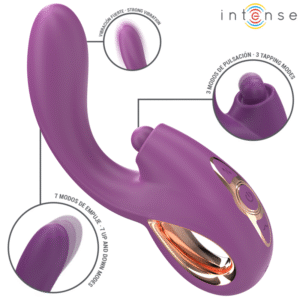 Lali G taško vibratorius traukos ir vibracijos, violetinis