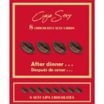 8 makšties formos šokolado dėžutė – unikalus skanėstas